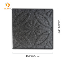 Polyester Fiber Sound Absorption and Fireproof Embossed Acoustic Panel